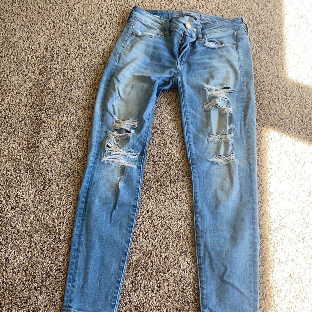 American eagle blue jeans